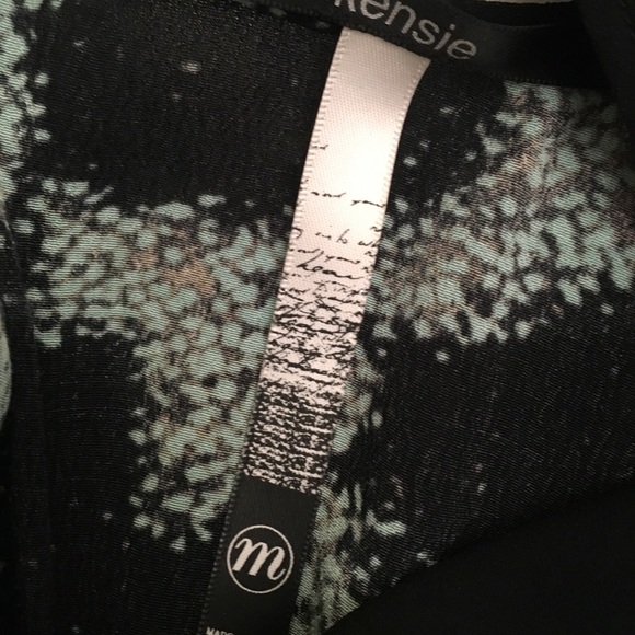 Kensie Black Teal Dress - Picture 2 of 5